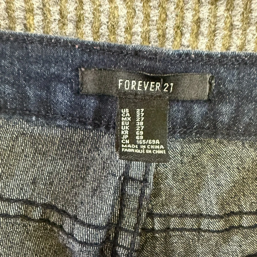 Forever 21 Jeans Womens 27 Blue Skinny Stretch Denim Mid Rise Slim Fit